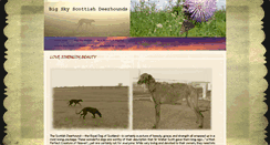 Desktop Screenshot of bigskyscottishdeerhounds.com